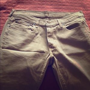 Mott and Bow Slim Stretch Khaki Denim Jeans 33x32